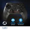 GAMEPAD NEDIS GGPDW110BK WIRELESS 11 PULSANTI DI AZIONE, 2 MOTORI A VIBRAZIONE